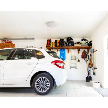 LED plafondlamp met bewegings- en schemersensor FOGLER LED/12W/230V Ø 28 cm