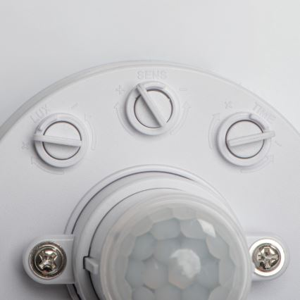 LED plafondlamp met bewegings- en schemersensor FOGLER LED/12W/230V Ø 28 cm