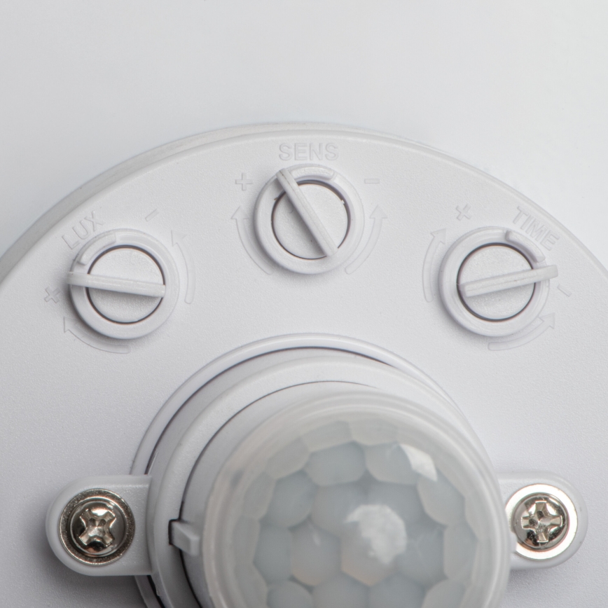 LED plafondlamp met bewegings- en schemersensor FOGLER LED/12W/230V Ø 28 cm