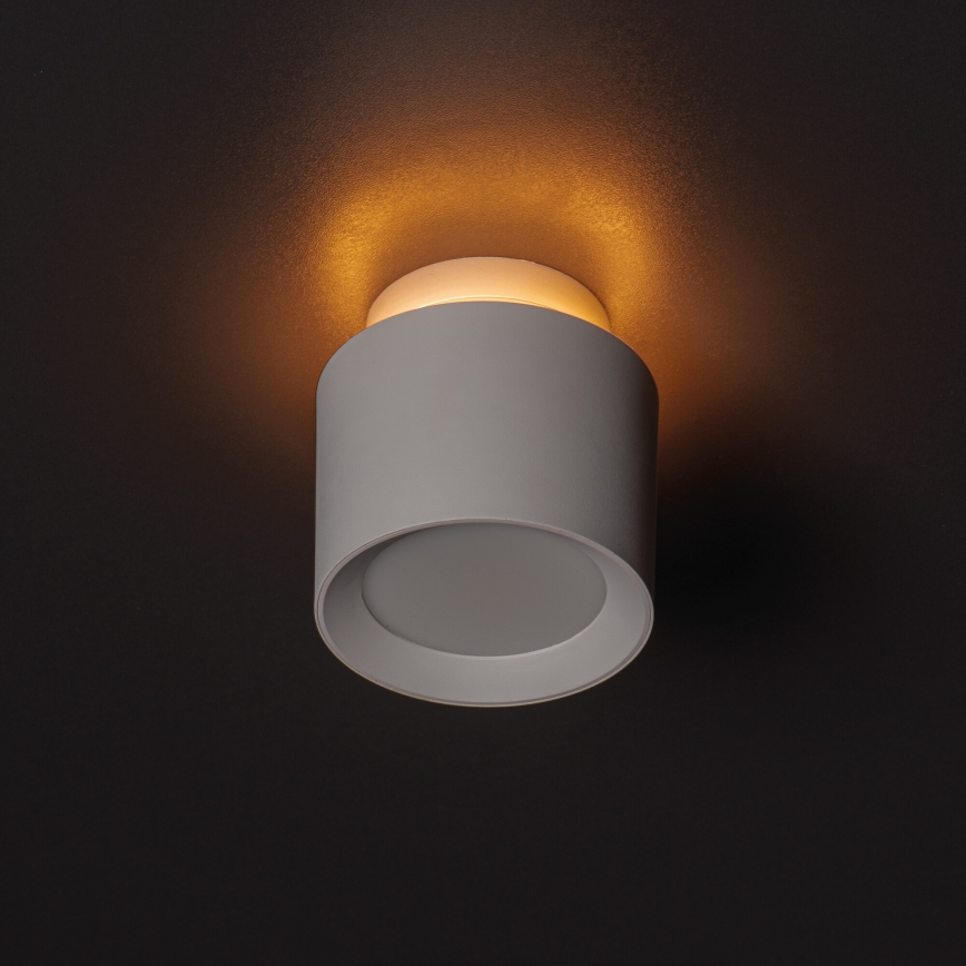 LED-inbouwspot SONOR LED/6W/230V 3000/4000/5700K + LED/1,5W 2200K Ø 9 cm wit