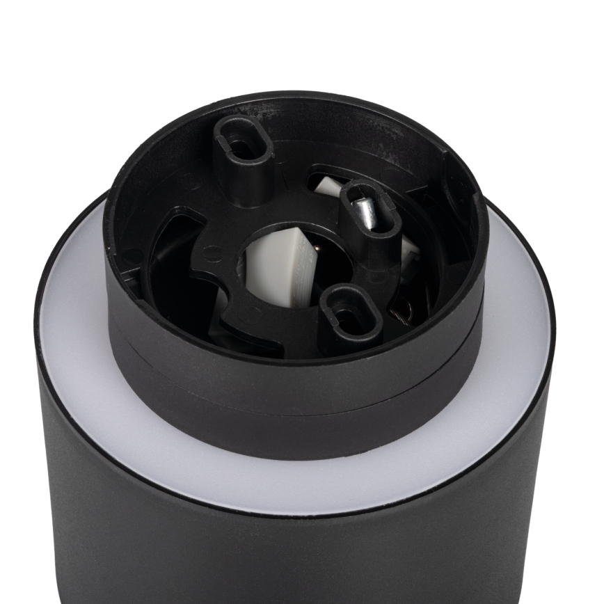 LED-spot SONOR LED/6W/230V 3000/4000/5700K + LED/1,5W 2200K Ø 9 cm zwart