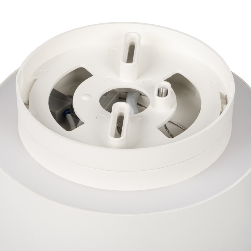 LED-spotlamp SONOR LED/12W/230V 3000/4000/5700K + LED/1,5W 2200K Ø 14 cm wit