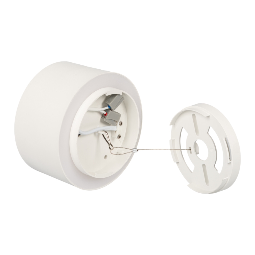 LED-spotlamp SONOR LED/12W/230V 3000/4000/5700K + LED/1,5W 2200K Ø 14 cm wit