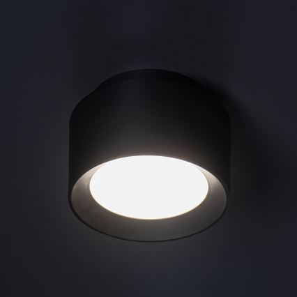 LED-spot SONOR LED/12W/230V 3000/4000/5700K + LED/1,5W 2200K Ø 14 cm zwart