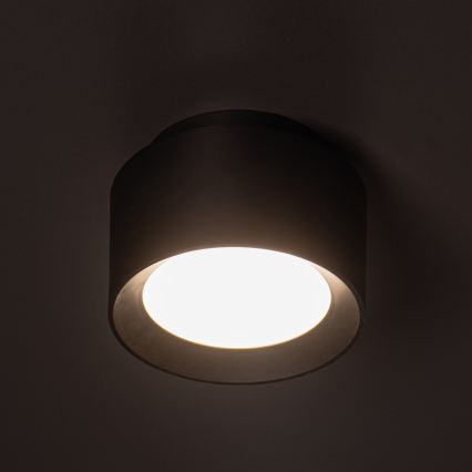 LED-spot SONOR LED/12W/230V 3000/4000/5700K + LED/1,5W 2200K Ø 14 cm zwart