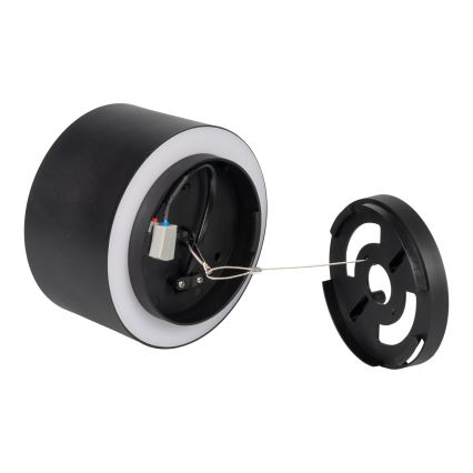 LED-spot SONOR LED/12W/230V 3000/4000/5700K + LED/1,5W 2200K Ø 14 cm zwart