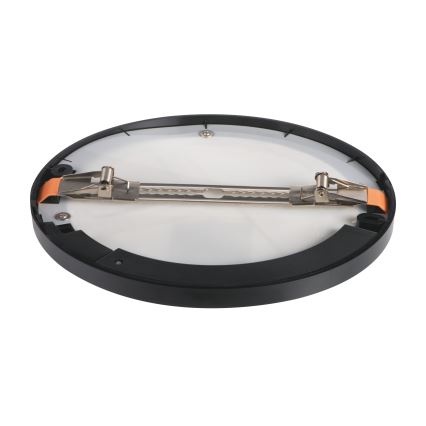 LED Plafond/Hangende plafondverlichting met bewegingssensor 2in1 ERGA LED/17W/230V 3000/4000/6500K zwart