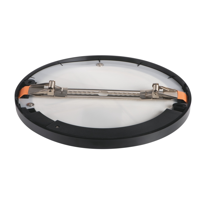 LED Plafond/Hangende plafondverlichting met bewegingssensor 2in1 ERGA LED/17W/230V 3000/4000/6500K zwart