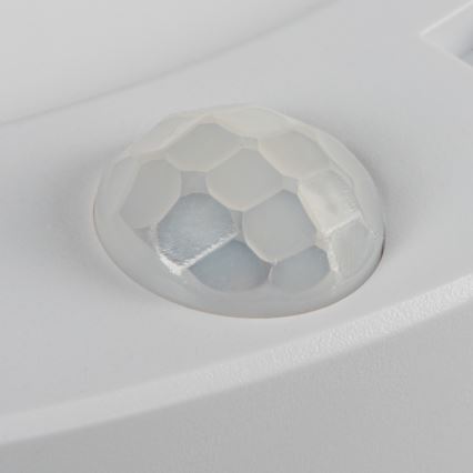 LED Plafond/Hangende plafondverlichting met bewegingssensor 2in1 ERGA LED/17W/230V 3000/4000/6500K wit