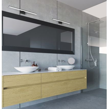 LED Badkamerverlichting voor spiegel ASTEN LED/15W/230V IP44 zwart