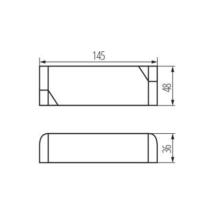 Transformator 0-30W/230V/12V DC