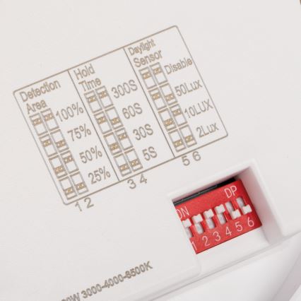 LED plafondlamp met bewegings- en schemersensor VARSO LED/22/30W/230V 3000/4000/6500K Ø 33 cm IP54