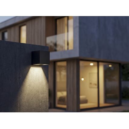 LED zonne-wandlamp met sensor REKA LED/3W/3,7V 1800 mAh 3000/4000/6500K IP65 zwart