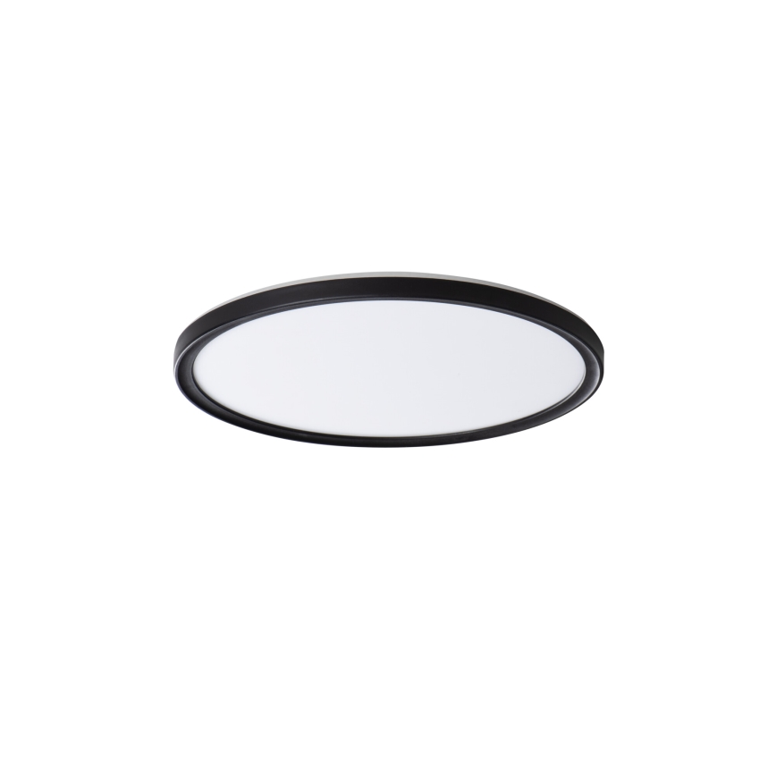 LED Badkamer plafondlamp AZPO LED/11,8W/230V diameter 22,5 cm IP54 zwart