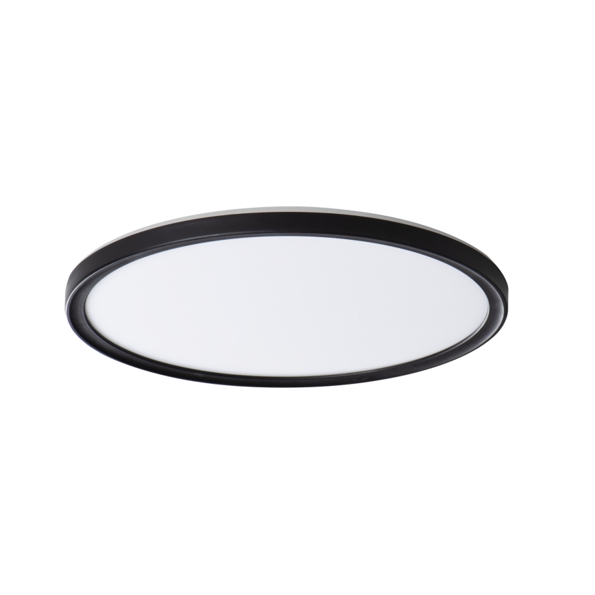 LED Badkamer plafondlamp AZPO LED/18,5W/230V diameter 29 cm IP54 zwart