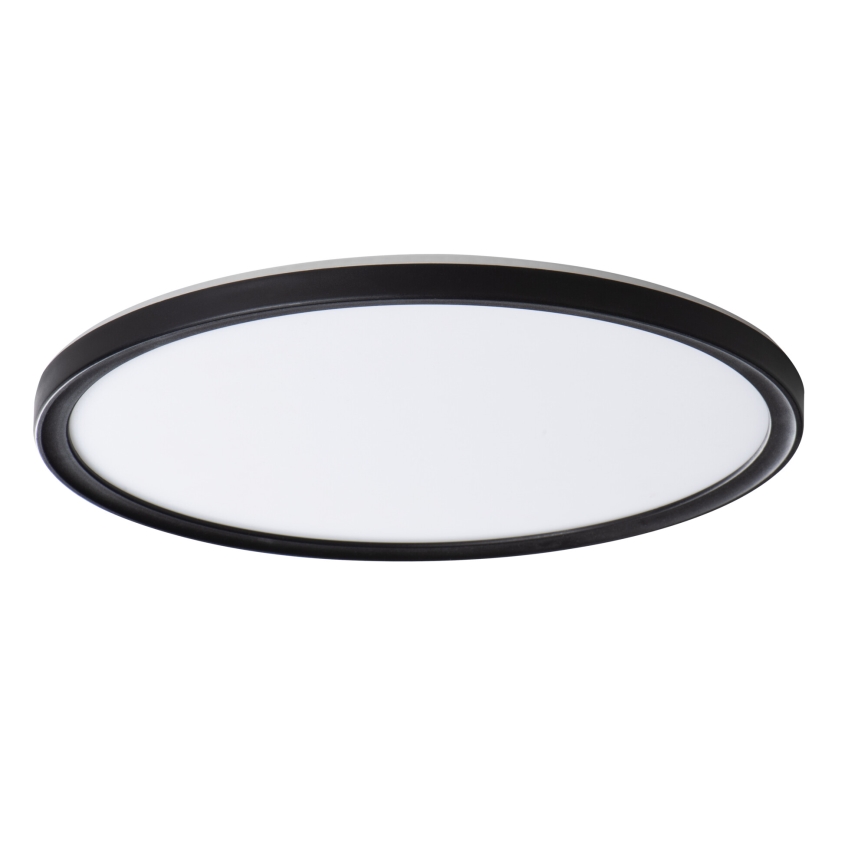 LED Badkamer plafondlamp AZPO LED/22W/230V diameter 42 cm IP54 zwart