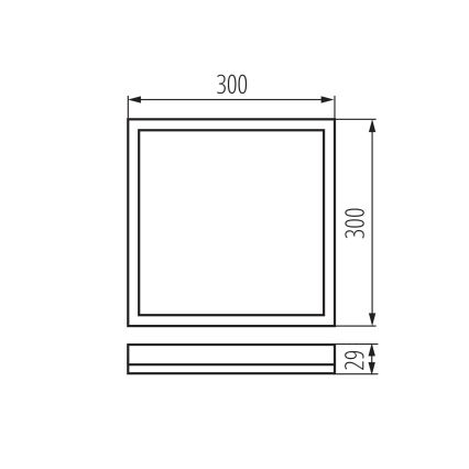 LED Badkamer plafondlamp AZPO LED/17,5W/230V IP54 wit