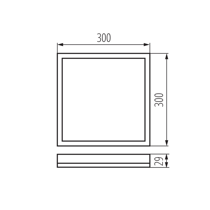 LED Badkamer plafondlamp AZPO LED/17,5W/230V IP54 wit
