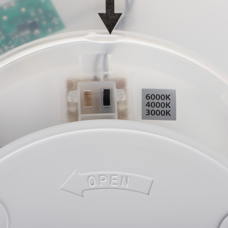 LED plafondlamp AZPO LED/11,8W/230V 3000/4000/6000K Ø 22,5 cm IP54 wit