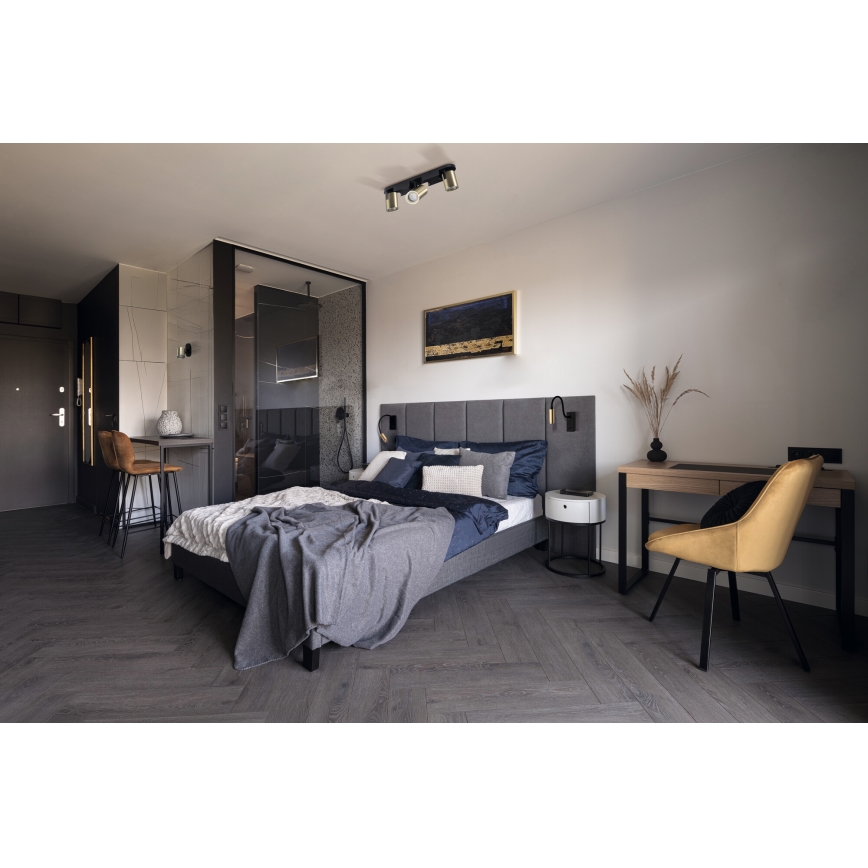 Flexibele LED-lamp TONIL LED/3,3W/230V zwart/goud