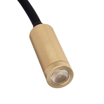 Flexibele LED-lamp TONIL LED/3,3W/230V zwart/goud