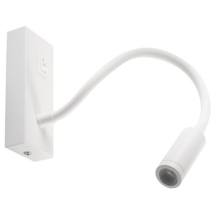 LED Flexibele lamp TONIL LED/2,7W/230V wit