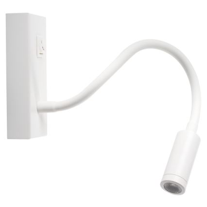 LED Flexibele lamp TONIL LED/2,7W/230V wit