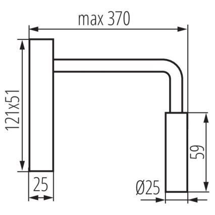 LED Wandlamp TONIL LED/2,7W/230V wit