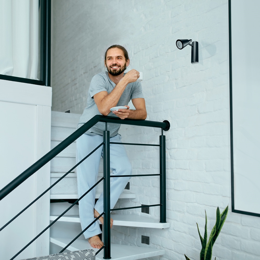 LED trapverlichting ERINUS LED/0,8W/12V 3000K zwart