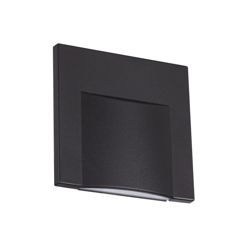 LED Trappenhuis Verlichting ERINUS LED/0,8W/12V 4000K zwart