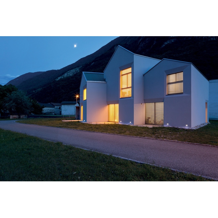 LED Inbouw lamp GLASI LED/3W/230V 4000K IP44 wit