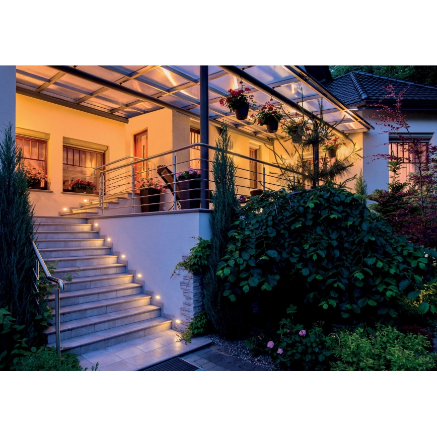 LED Inbouw lamp GLASI LED/3W/230V 4000K IP44 wit