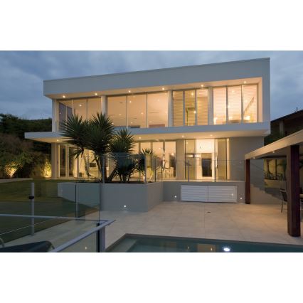 LED Inbouw lamp GLASI LED/3W/230V 4000K IP44 wit
