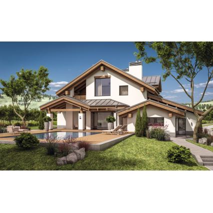 Buitenwandlamp PEVO 1xGX53/11W/230V IP44 antraciet