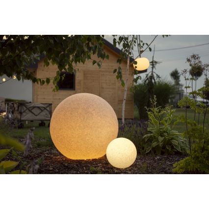 Buitenlamp STONO 1x E27/15W/230V Ø 23 cm IP65