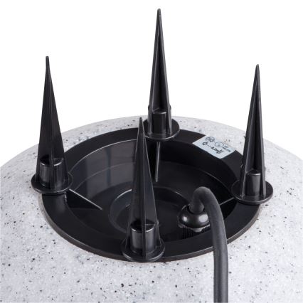 Buitenlamp STONO 1x E27/15W/230V Ø 23 cm IP65