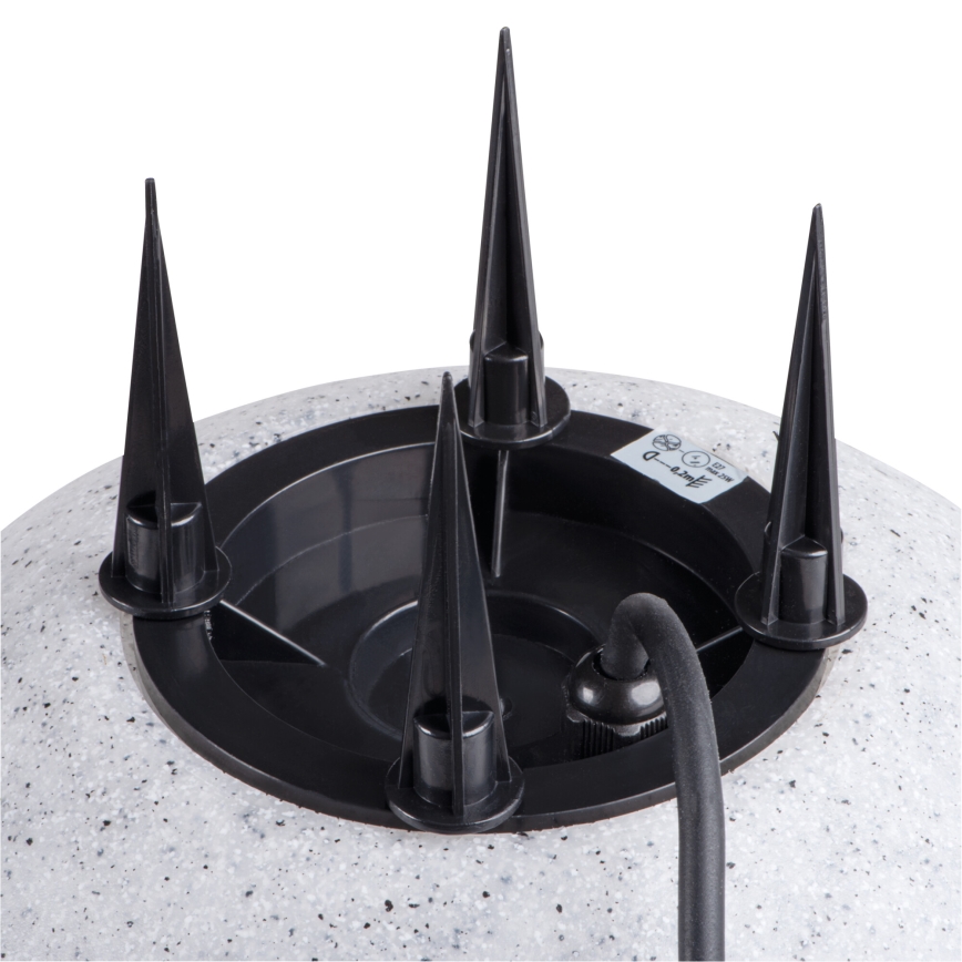 Buitenlamp STONO 1x E27/15W/230V Ø 23 cm IP65