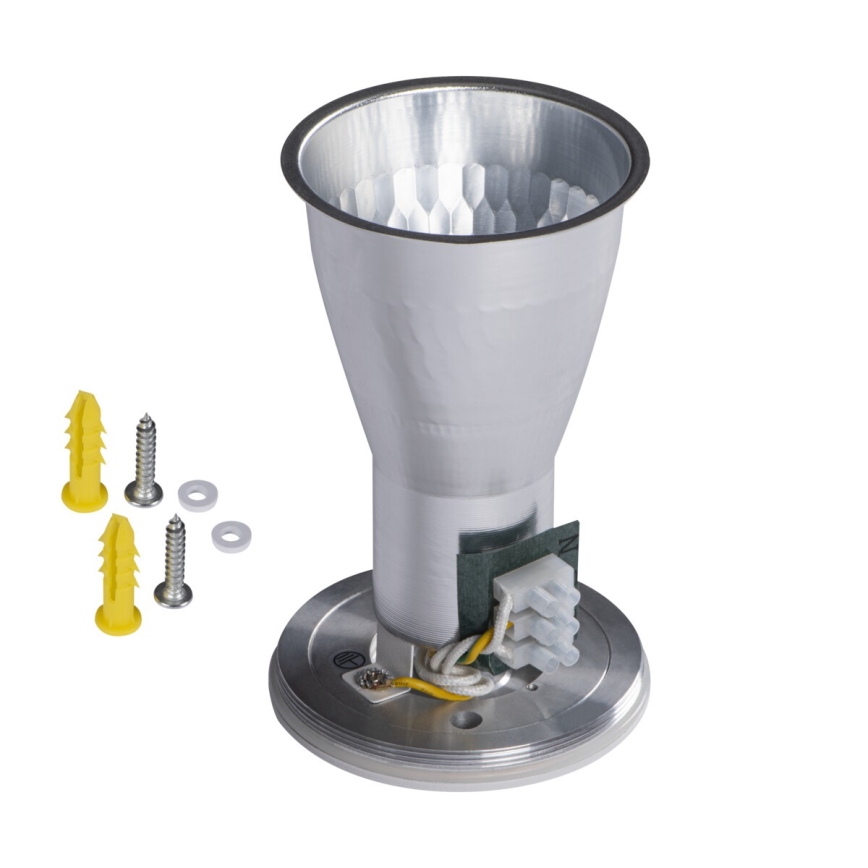 Badkamer spot AQILO 1xE27/20W/230V IP65 wit
