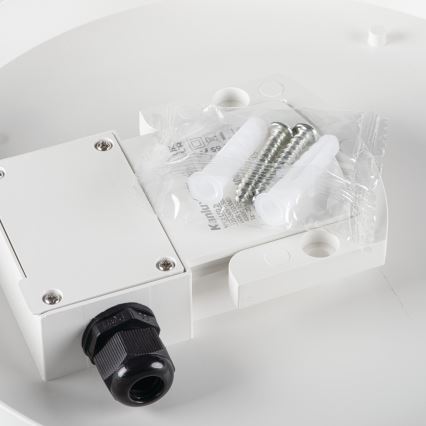 LED Werkverlichting plafond IPER LED/19W/230V IK10 IP65 rond wit
