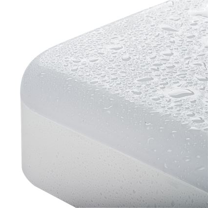 LED Werkverlichting plafond met bewegingssensor IPER LED/35W/230V IK10 IP65 hoekig wit