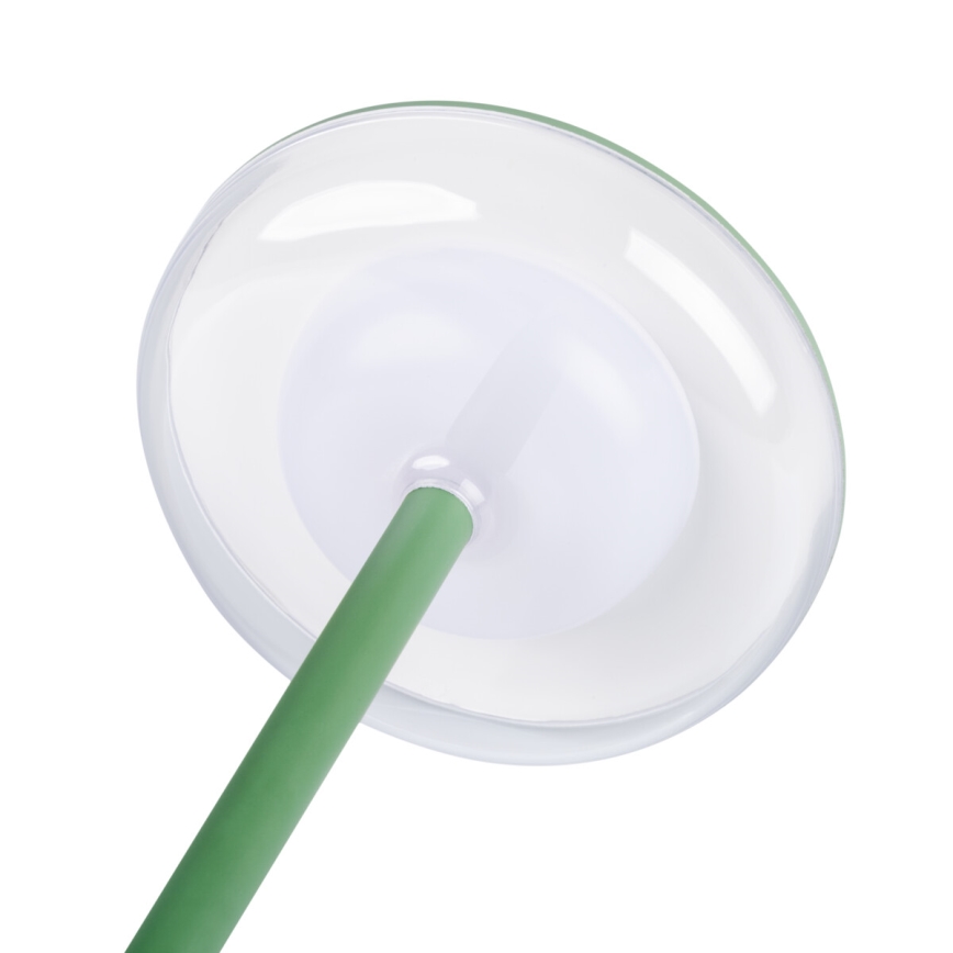 LED Dimbare oplaadbare lamp FLUXY LED/1,7W/1800 mAh IP44 groen