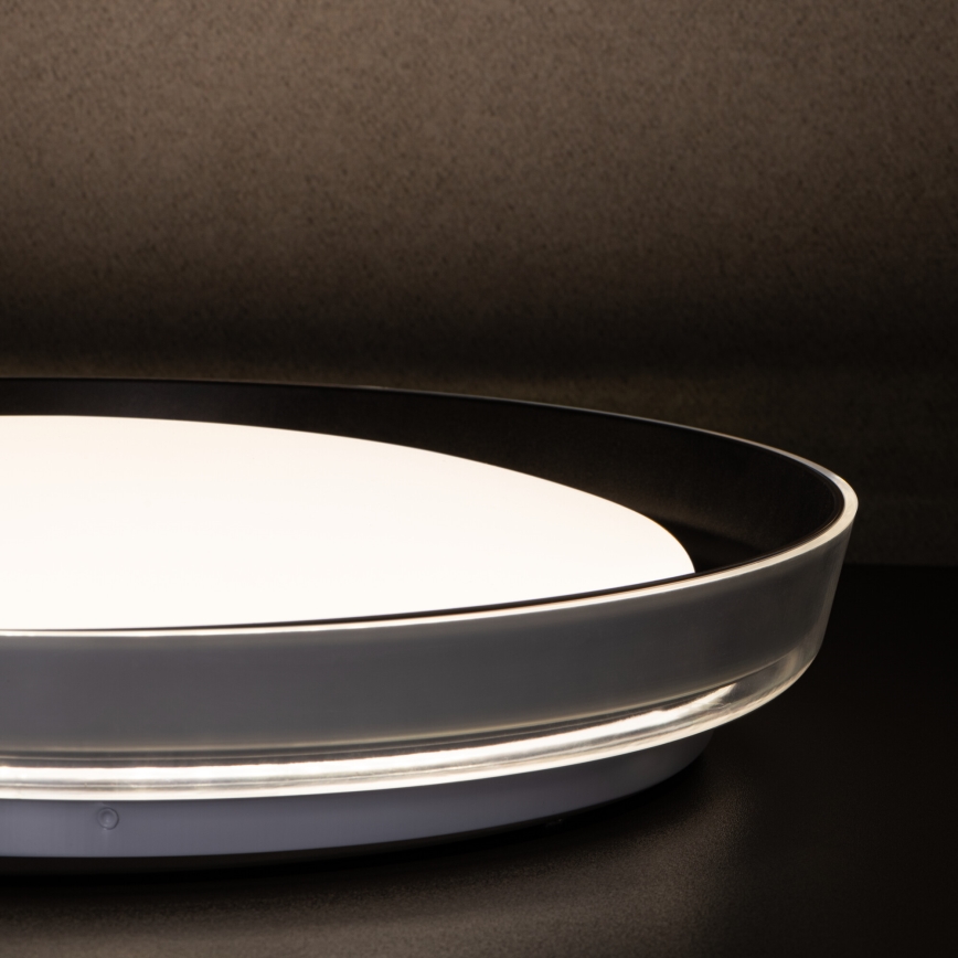 LED Plafondlamp NIFU LED/17,8W/230V diameter 43 cm wit/zwart