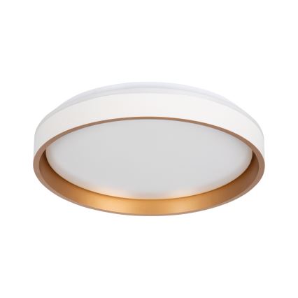 LED Plafondlamp SOLN LED/17,5W/230V diameter 38 cm wit/goud