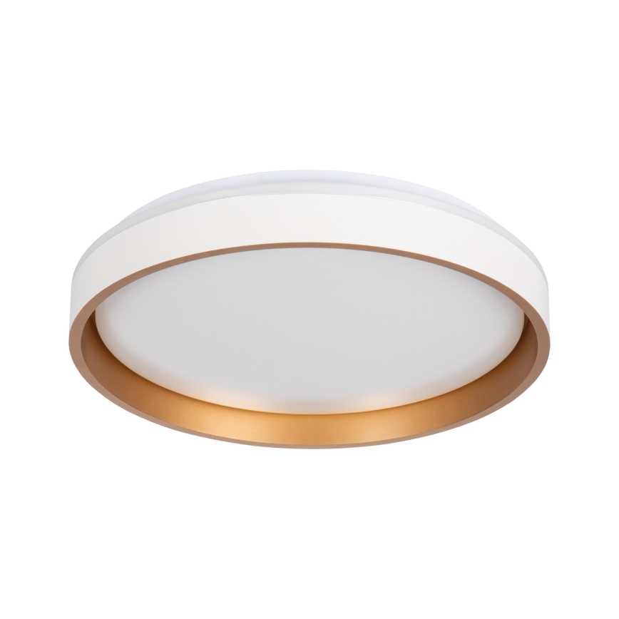 LED Plafondlamp SOLN LED/17,5W/230V diameter 38 cm wit/goud