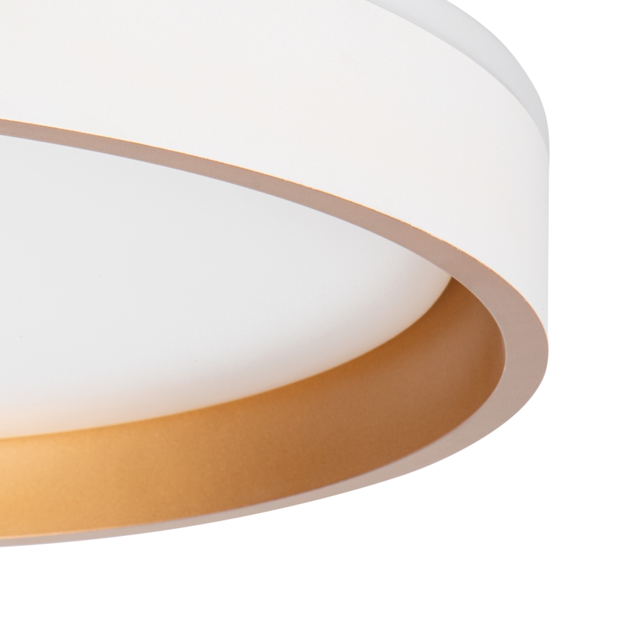 LED Plafondlamp SOLN LED/17,5W/230V diameter 38 cm wit/goud