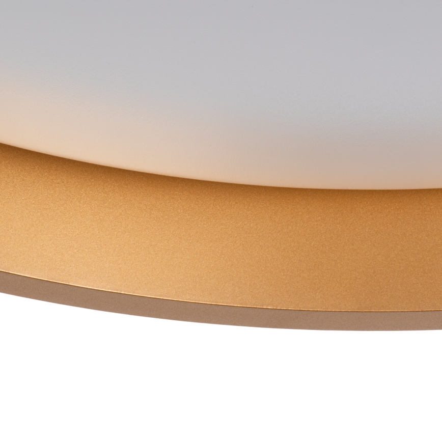 LED Plafondlamp SOLN LED/17,5W/230V diameter 38 cm wit/goud