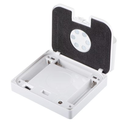 LED-inbouwarmatuur met bewegings- en schemersensor IRS LED/0,3W/3xAAA IP54 wit