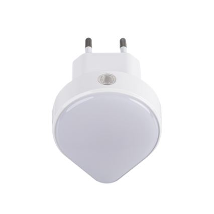 Kanlux 37396 - LED Dimbaar oriëntatie lamp met schemersensor Voor een stopcontact ULOV LED/0,5W/230V wit