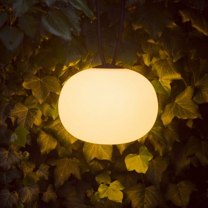 LED Dimbaar buitenshuis rechargeable hanglamp STONO LED/1W/3000 mAh IP54