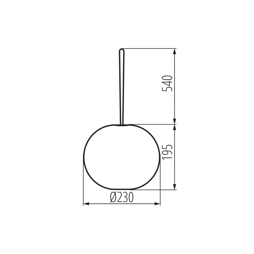 LED Dimbaar buitenshuis rechargeable hanglamp STONO LED/1W/3000 mAh IP54